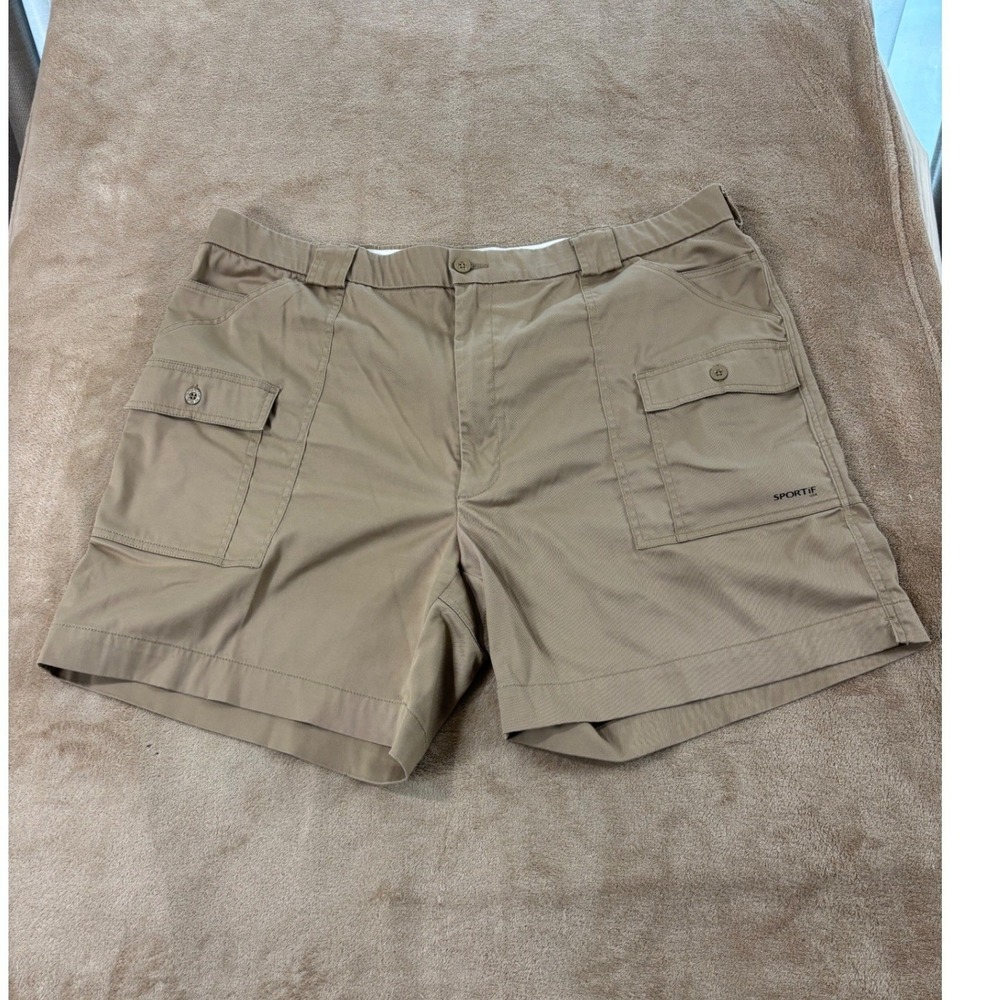 SportIf The Original Stretch Garment Shorts Mens Size 46 Tan‎ EUC